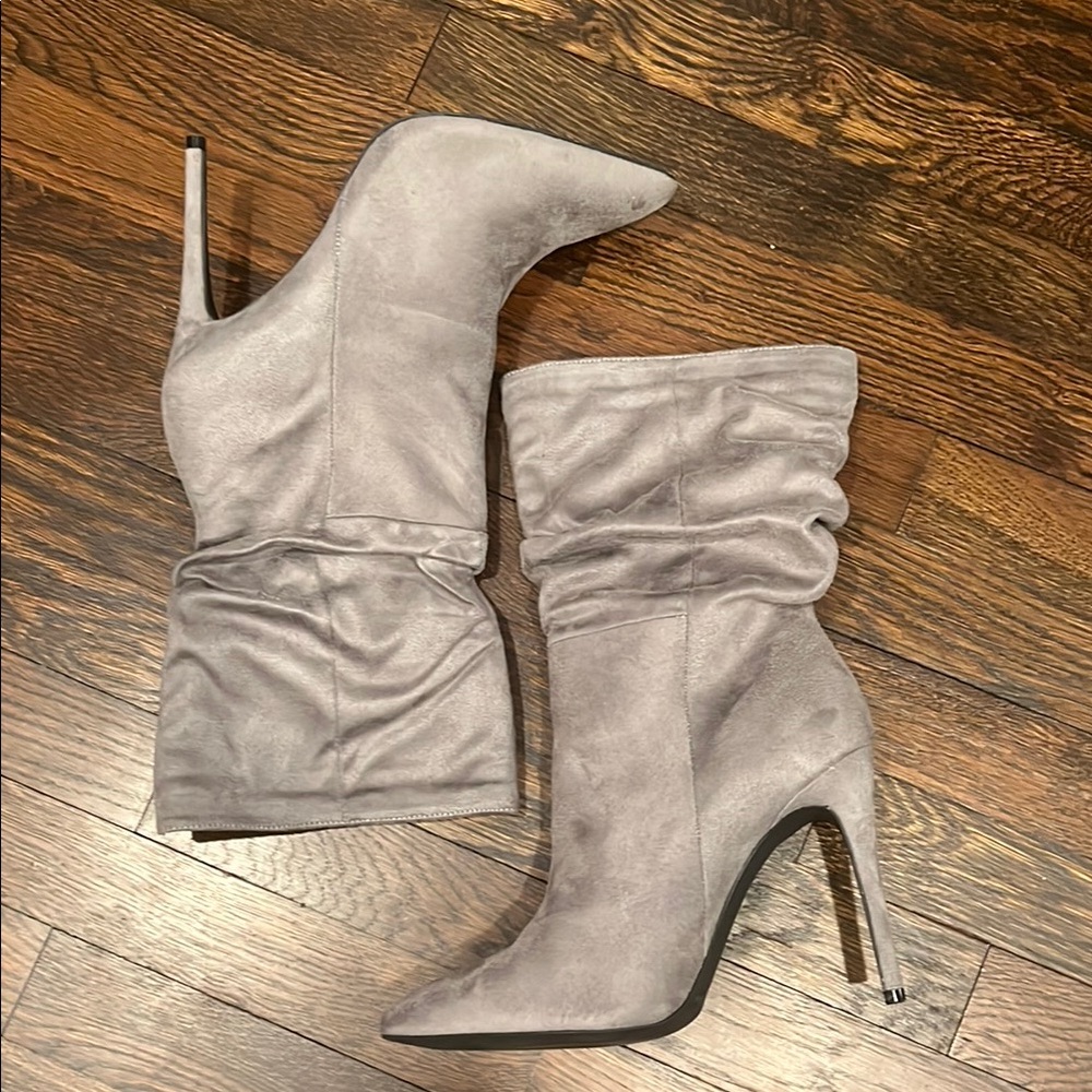 Elegant Gray Women's Boots